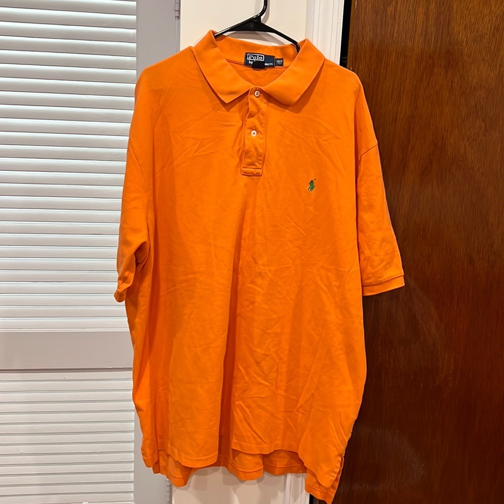 3XLT orange Polo